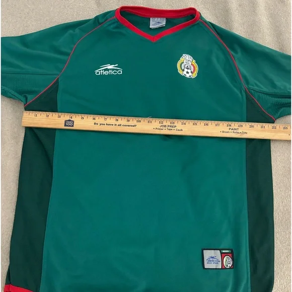 Atletica Mexico 2002 Home Football Shirt Soccer Jersey Size Medium Y2k Blokecore